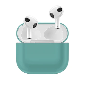Slušalke Primeru za Airpods Pro 4 Polnjenje Box Silikonska Zaščitna torbica Kritje Lupini Torbica za Apple Airpods 4 Pripomoček, s Kljuko