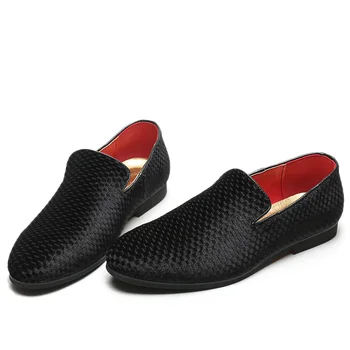 2021 Vrh Kakovosti Moških Žamet Loafers Velika Velikost 35-48 čevlji Udobno Priložnostne Mehko Stanovanj Moccasins Vožnje Zapatos Hombre