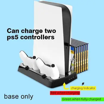 Za PS5 3 v 1 DE/UHD gostiteljice multi-funkcijo polnjenja Disk Igre shranjevanje znanja ročaj hlajenje polnilnik fan pladenj nosilec znanja Y7O5
