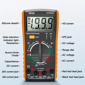 Multi-funkcijski Digitalni Merilnik Power Energy LCD Digital AC DC Volt Meter Multimeter Voltmeter Ampermeter Tester Napetosti